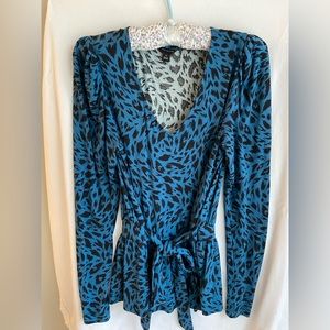 Flattering jersey knit peplum top